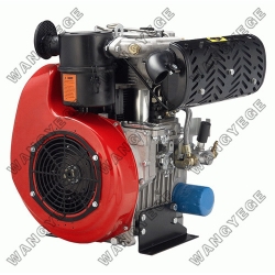 4-stroke Diesel Engine with 8.0HP Double Cylinder and Electric Starter