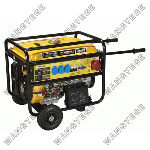 Gasoline Generator with 6kW Maximum Output and Recoil/Electric Starting System