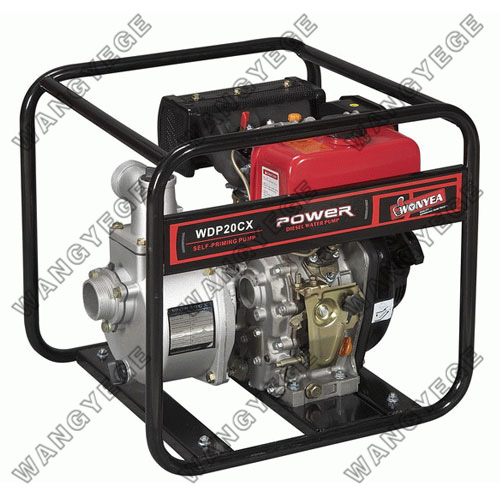 Water Pump Set with 2-inch, 4.2PS, Diesel Engine, Single Cylinder, 4-Stroke and Recoil Start