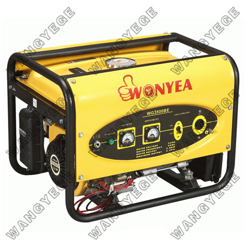 Single Phase Gasoline Generator with 2.5kW Rated Output, Single Phase and AVR