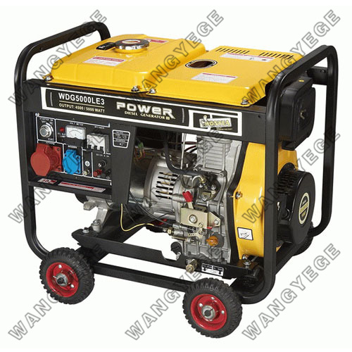 Diesel Generator with 5.5kW Maximum Output, Suitable for Emergency and Home Standby Use
