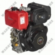 4-Stroke Single Cylinder Diesel Engine with 9HP Power and Recoil/Electric Starting Modes